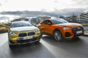 Audi Q3 SB 40 TDI Quattro, BMW X2 20d xDrive, Exterieur