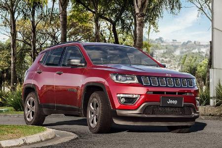 Jeep Compass Front Seite Fahrbild