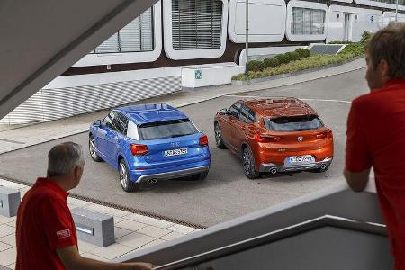 Audi Q2 2.0 TDI Quattro, BMW X2 xDrive 18d, Exterieur