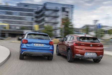 Audi Q2 2.0 TDI Quattro, BMW X2 xDrive 18d, Exterieur
