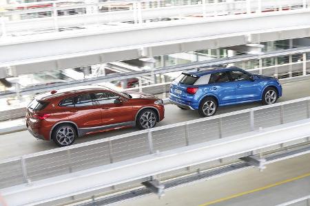 Audi Q2 2.0 TDI Quattro, BMW X2 xDrive 18d, Exterieur