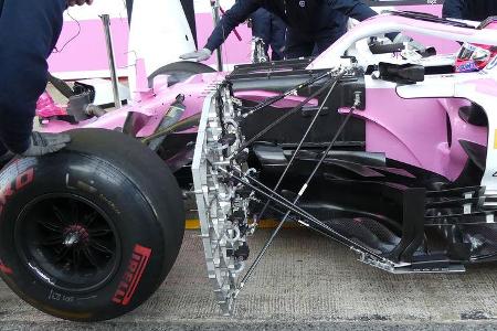 Sergio Perez - Racing Point - F1-Test - Barcelona - 19. Februar 2020