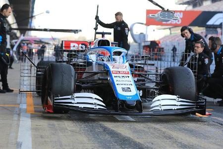 George Russell - Williams - F1-Test - Barcelona - 19. Februar 2020