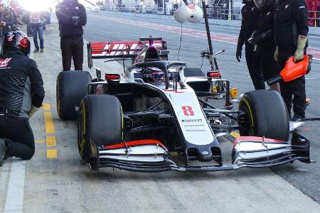 Romain Grosjean - Haas - F1-Test - Barcelona - 19. Februar 2020