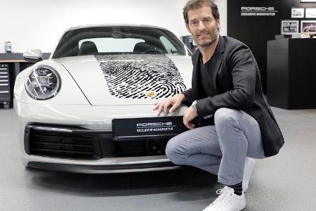 Porsche Exclusive Manufaktur Direct Printing Fingerabdruck