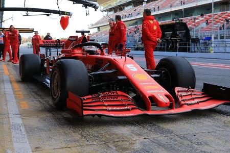 Sebastian Vettel - Ferrari - F1-Test - Barcelona - 26. Februar 2020