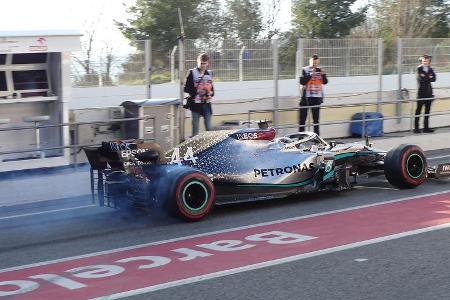 Lewis Hamilton - Mercedes - F1-Test - Barcelona - 26. Februar 2020