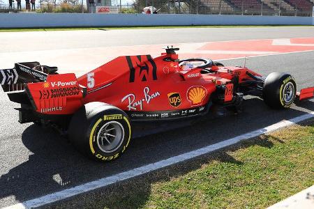 Sebastian Vettel - Ferrari - F1-Test - Barcelona - 26. Februar 2020