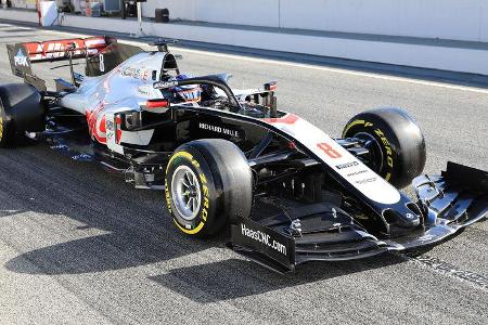 Romain Grosjean - Haas - F1-Test - Barcelona - 26. Februar 2020