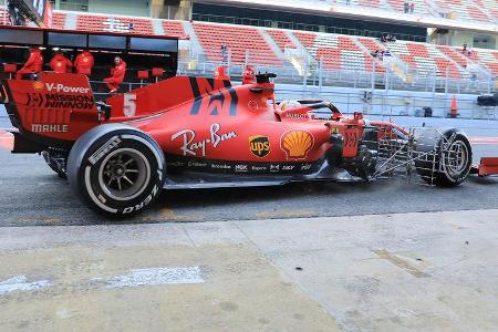 Sebastian Vettel - Ferrari - F1-Test - Barcelona - 21. Februar 2020