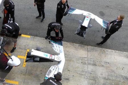 Valtteri Bottas - Mercedes - F1-Test - Barcelona - 21. Februar 2020