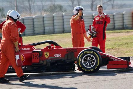 Sebastian Vettel - Ferrari - F1-Test - Barcelona - 21. Februar 2020