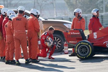 Sebastian Vettel - Ferrari - F1-Test - Barcelona - 21. Februar 2020