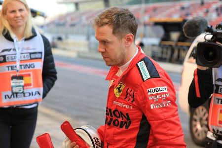 Sebastian Vettel - Ferrari - F1-Test - Barcelona - 21. Februar 2020