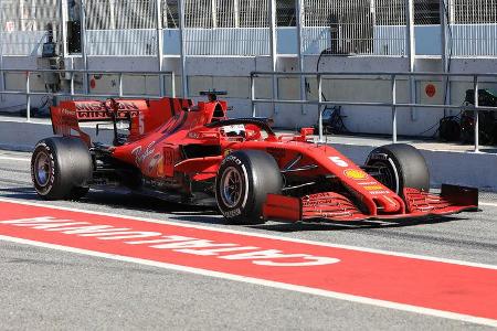 Sebastian Vettel - Ferrari - F1-Test - Barcelona - 21. Februar 2020