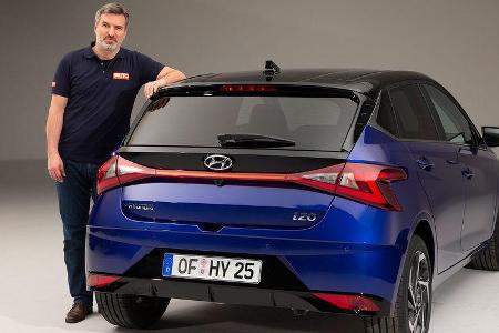 02/2020, Peter Wolkenstein mit dem neuen Hyundai i20