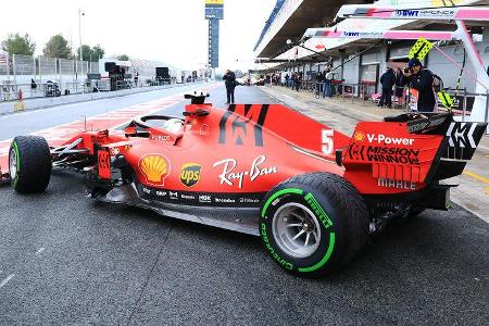 Sebastian Vettel - Ferrari - F1-Test - Barcelona - 27. Februar 2020