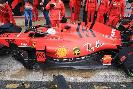 Sebastian Vettel - Ferrari - F1-Test - Barcelona - 27. Februar 2020