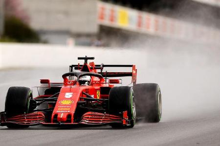 Sebastian Vettel - Ferrari - F1-Test - Barcelona - 27. Februar 2020