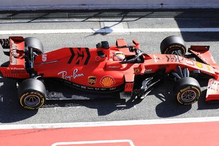 Sebastian Vettel - Ferrari - F1-Test - Barcelona - 27. Februar 2020