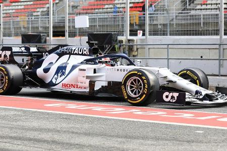 Pierre Gasly - Alpha Tauri - F1-Test - Barcelona - 27. Februar 2020