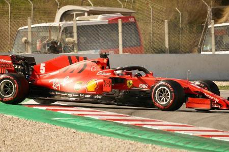 Sebastian Vettel - Ferrari - F1-Test - Barcelona - 27. Februar 2020