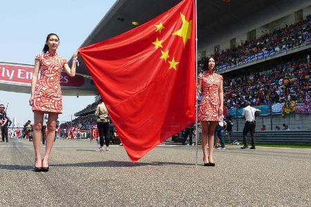 Formel 1 - Grid Girls - Grand Prix von China 2015