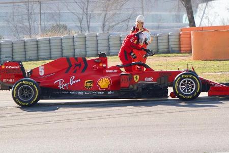 Sebastian Vettel - Ferrari - F1-Test - Barcelona - 21. Februar 2020