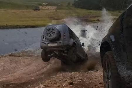 Land Rover Defender in James Bond Keine Zeit zu sterben