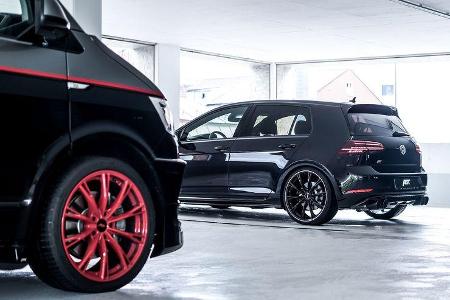 Abt VW T6 DA-Teambus und VW Golf R