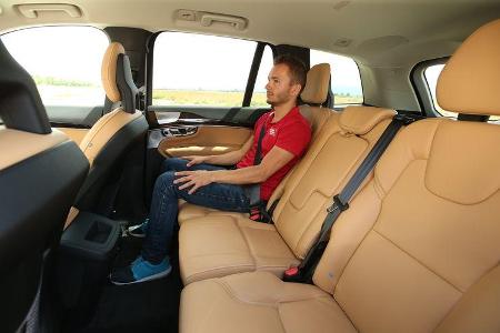 Volvo XC90 D5, Fondsitz, Beinfreiheit
