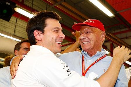 Toto Wolff & Niki Lauda