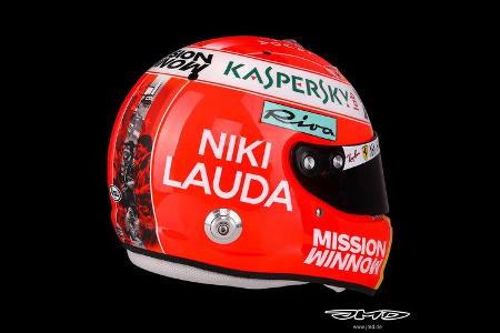 Sebastian Vettel - Lauda-Helm - GP Monaco 2019