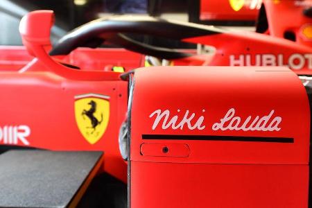 Ferrari - Lauda-Sticker - GP Monaco 2019
