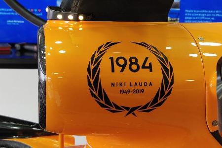 McLaren - Lauda-Sticker - GP Monaco 2019