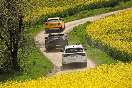 Audi Q2, DS 3 Crossback, VW T-Cross, Exterieur