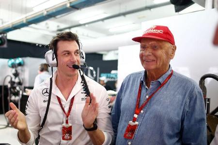 Toto Wolff - Niki Lauda - F1 - 2017