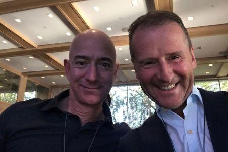 03/2019; Jeff Bezos und Herbert Diess