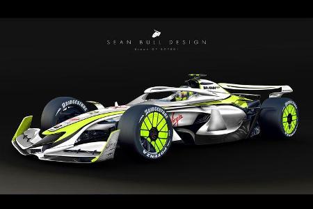 Sean Bull Design - Formel 1 2021 - Lackierung - BrawnGP 001