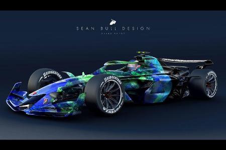 Sean Bull Design - Formel 1 2021 - Lackierung - Honda RA107