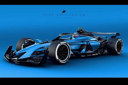 Sean Bull Design - Formel 1 2021 - Lackierung - Bugatti