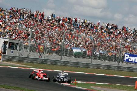 Michael Schumacher - Ferrari - Antonio Pizzonia - Williams