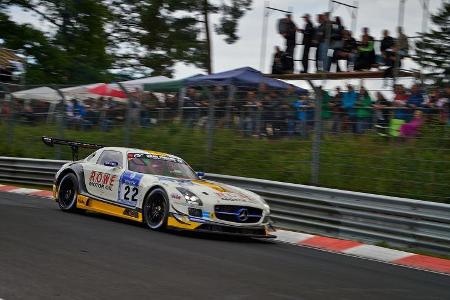 Mercedes SLS AMG GT3 - Rowe Racing - 24h-Rennen Nürburgring 2014 - Top-30-Qualifying