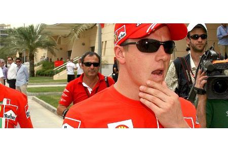 Kimi Räikkönen weiß wovon wir sprechen, er bot sich leichtsinnigerweise als Sparringspartner an.