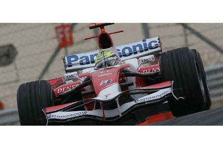 Ralf Schumacher wirkt nicht austrainiert und lethargisch.