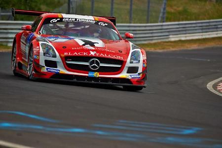 Mercedes SLS GT AMG - Black Falcon Team Reissdorf Alkoholfrei - Impressionen - 24h-Rennen Nürburgring 2014 - #1 - Qualifikat...