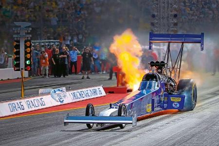 Dragster, Hockenheim, Burnout