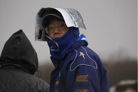 Zum Abschlusstag verwandelte der japanische Regen ...