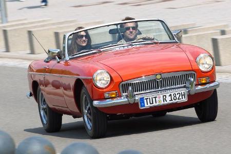 MG B, Frontansicht MG B, Frontansicht