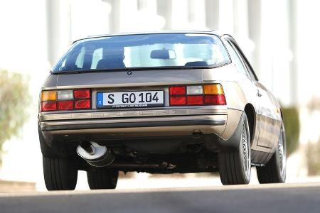Porsche 924, Heckansicht